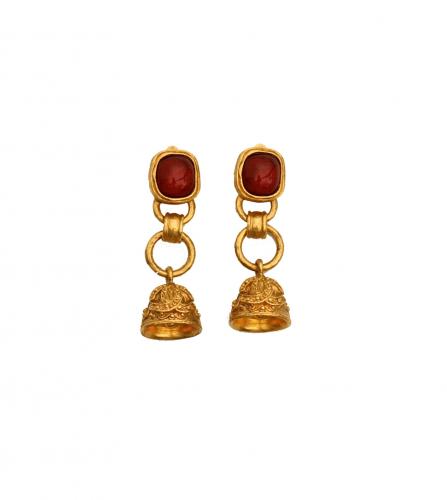 CHANEL GRIPOIX CLIP-ON EARRINGS