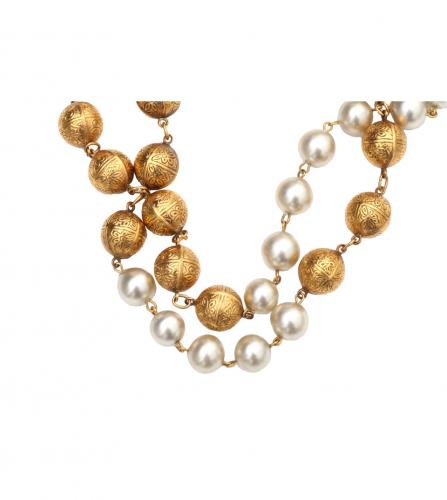 CHANEL PEARL LONG NECKLACE