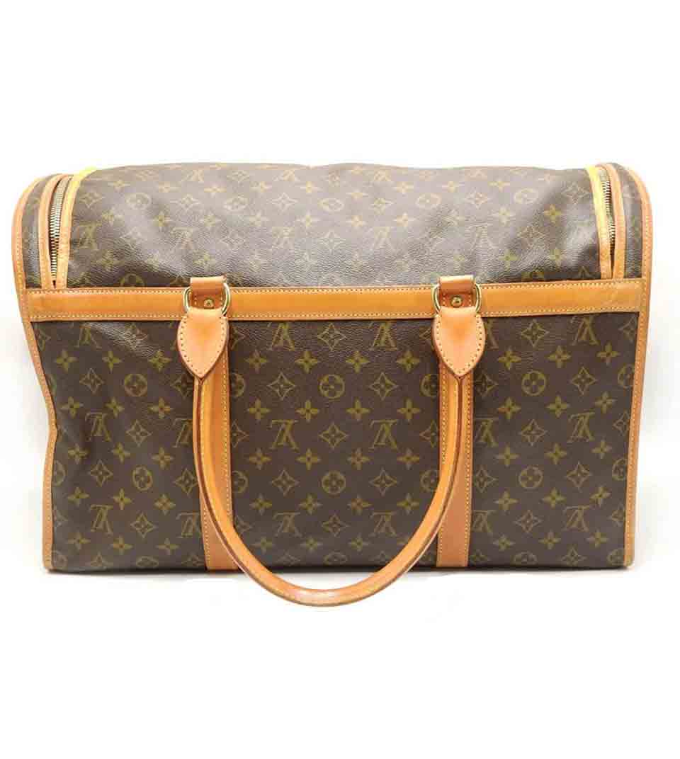 LOUIS VUITTON Sac Chien 50 Monogram Canvas Dog Carrier