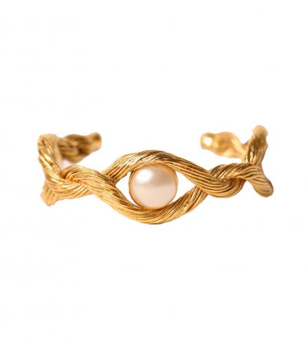 CHANEL PEARL CUFF