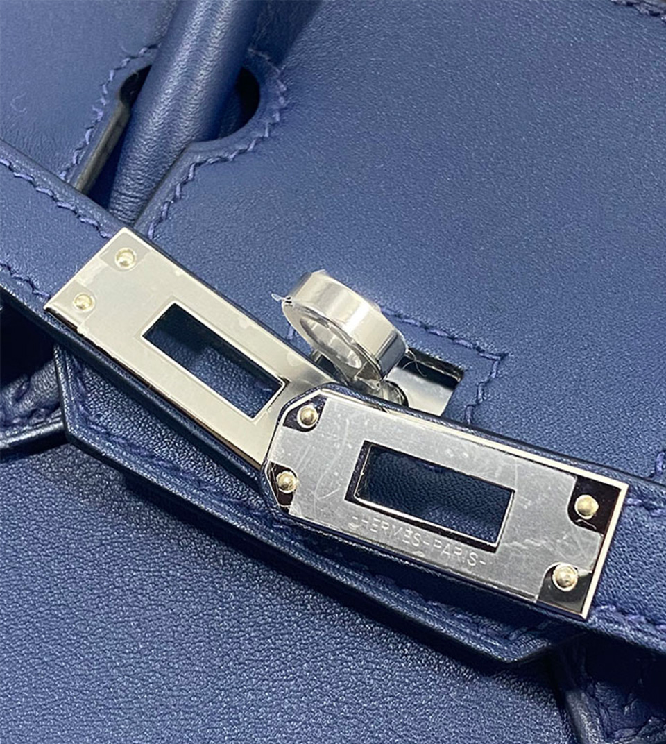 HERMES Birkin 25 swift blue deep