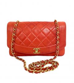 CHANEL DIANA FLAP BAG RED