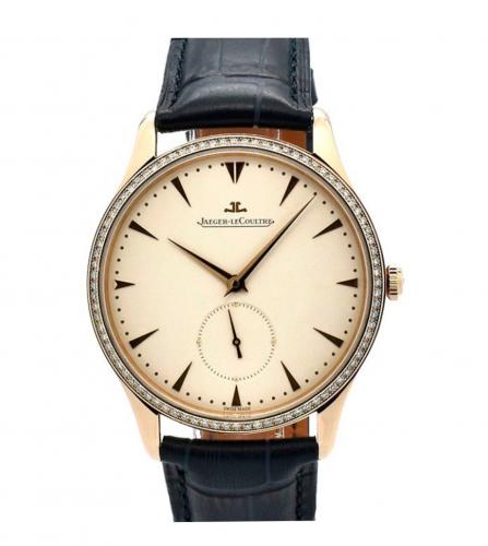 JAEGAR LE COULTRE MASTER GRAND SLIM DIAMOND WATCH