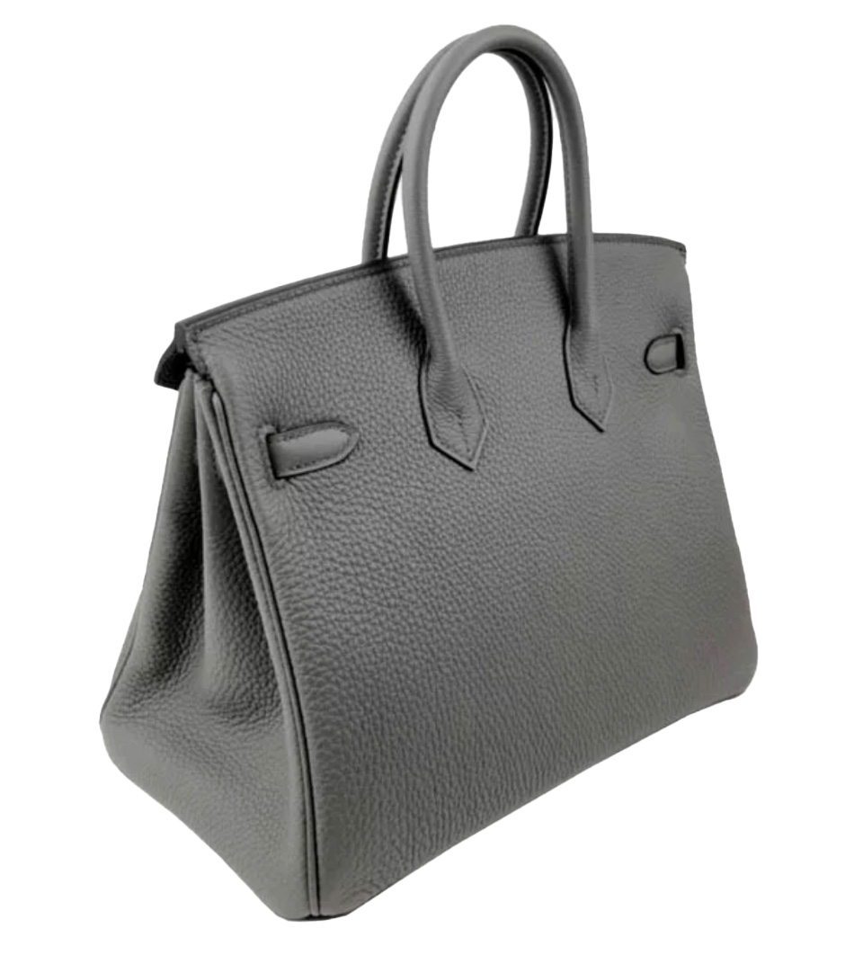 HERMES BIRKIN 25 TOGO ETAIN VINTAGE PARIS