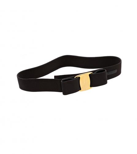 FERRAGAMO VARA DARK BROWN BELT