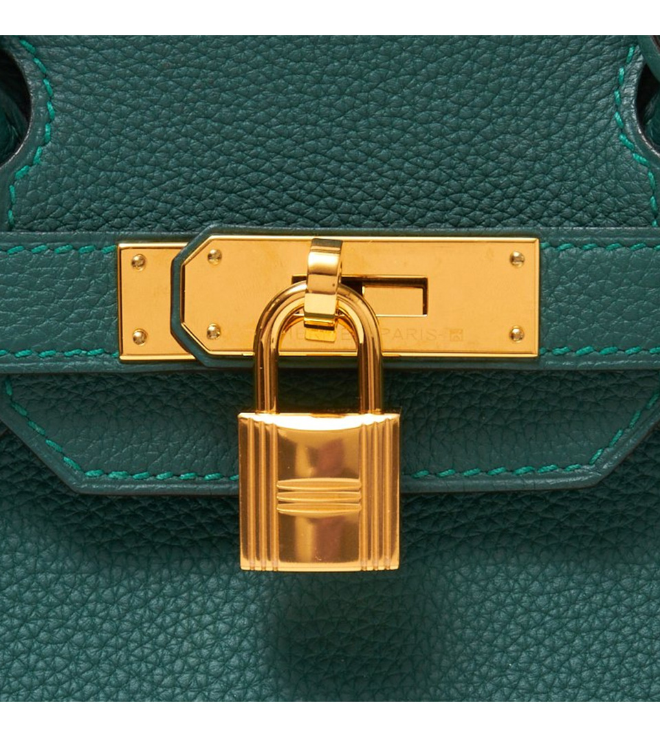 HERMES BIRKIN 30 TOGO MALACHITE