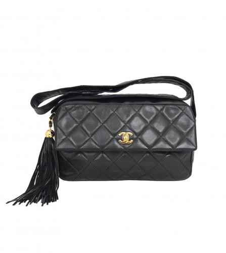 CHANEL TASSEL FLAP MAXI BAG