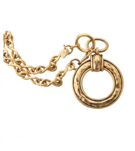 CHANEL VINTAGE LOUPE LONG NECKLACE