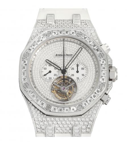 AUDEMARS PIGUET ROYAL OAK TOURBILLON DIAMOND WATCH