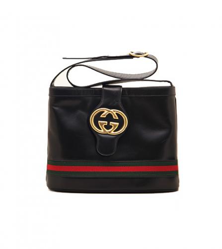 GUCCI BLACK SHOULDER BAG