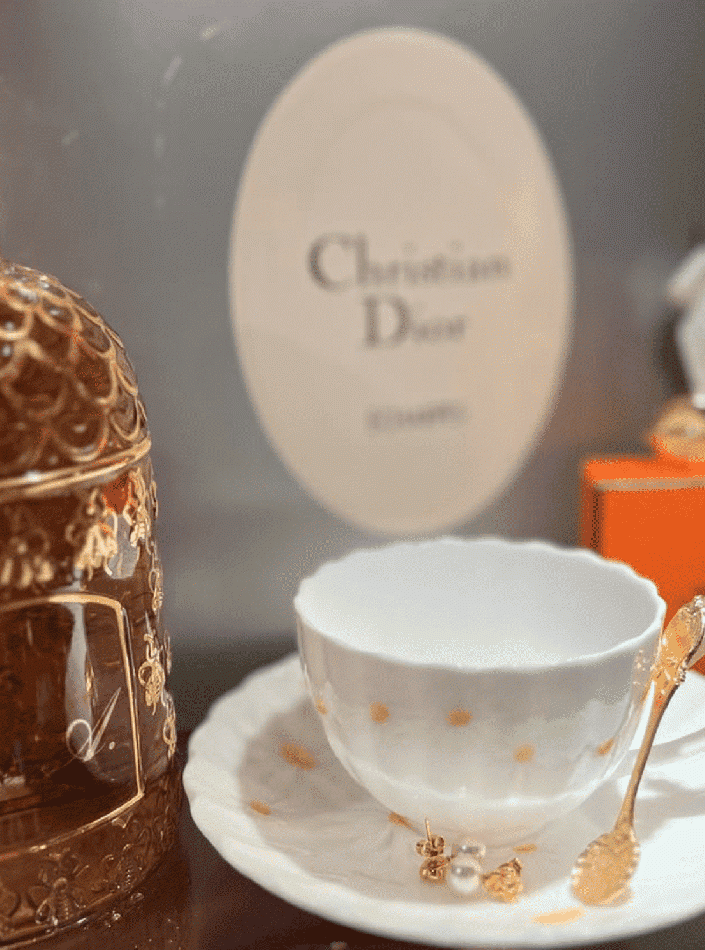 A Sip of Elegance: Elevate Your Tea or Coffee Moment with a Dior Teacup and Saucer