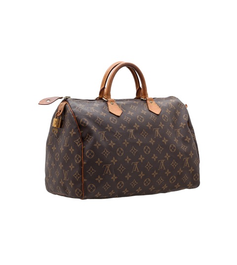 Sold at Auction: VINTAGE LOUIS VUITTON MONOGRAM SPEEDY 35 HANDBAG