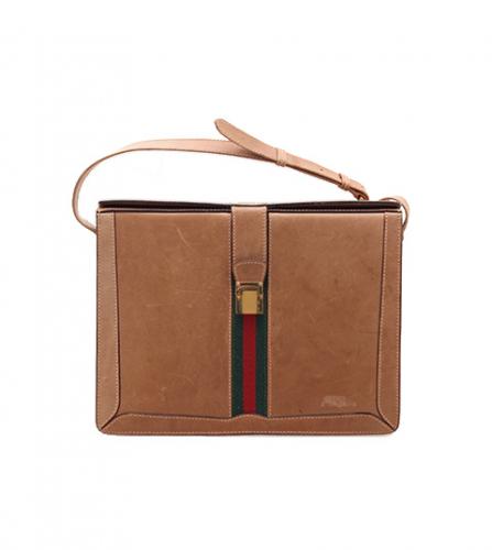 GUCCI BROWN SHOULDER BAG