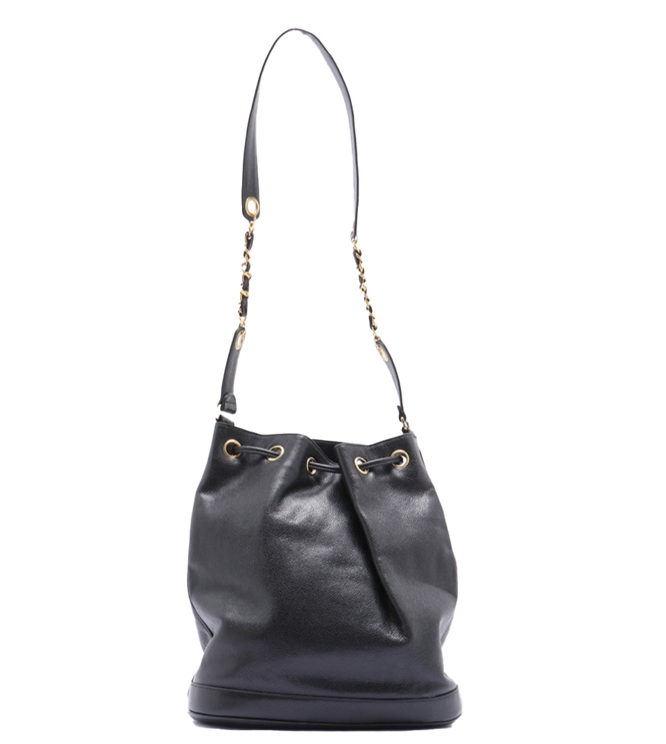 Chanel Handbag Vanity Bag Coco Mark Matelasse Caviar Skin Leather White  Ladies Auction