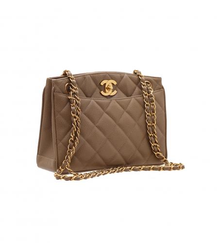 CHANEL BROWN TOTE BAG