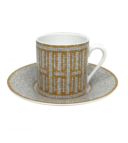 HERMES MOSAIQUE CUP AND SAUCER