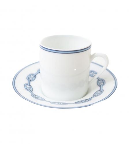 HERMES CHAINE D'ANCRE CUP AND SAUCER