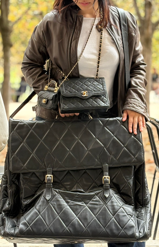Discover the One-of-a-Kind Huge Chanel Vintage Bag at Vintage Paris