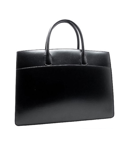 HERMES WHITE BASS BOX CALF 30