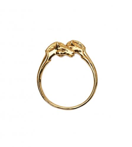 HERMES HORSE CUFF GOLD TONE BRACELET
