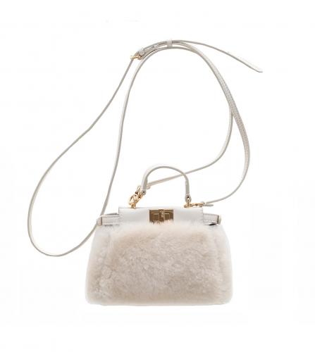 FENDI MICRO MOUTON PEEKABOOP BAG