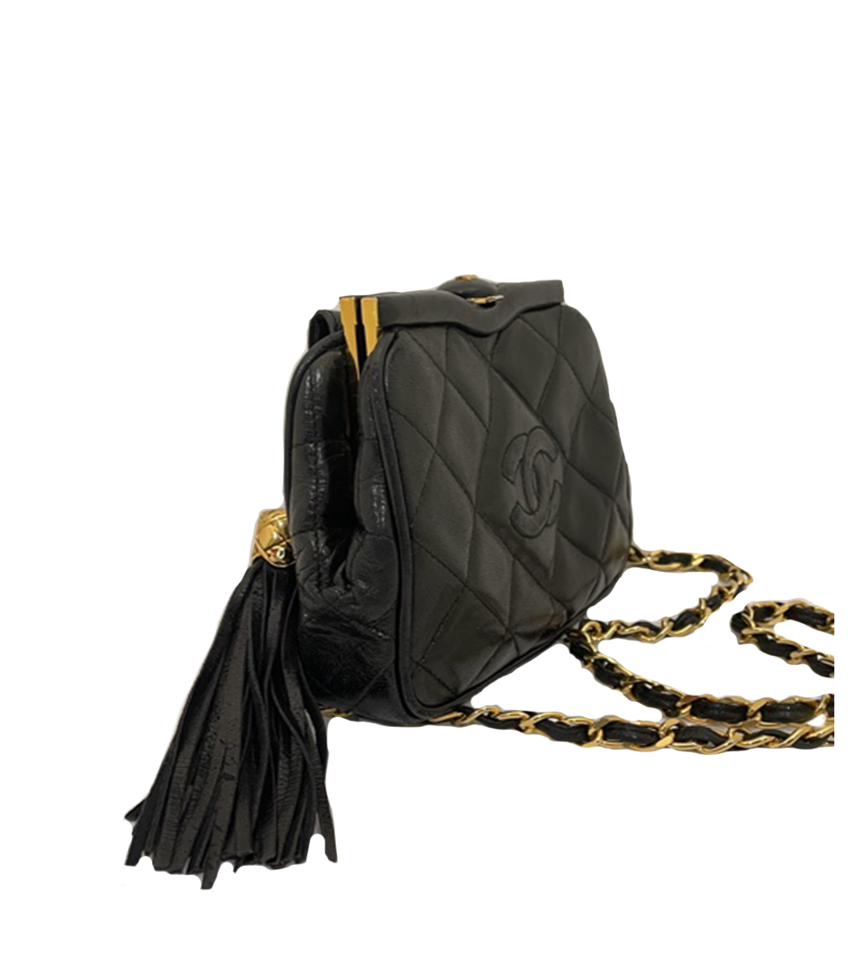 CHANEL 20A Black Quilted My Crush Bag KissLock Gold Hardware  AYAINLOVE  CURATED LUXURIES