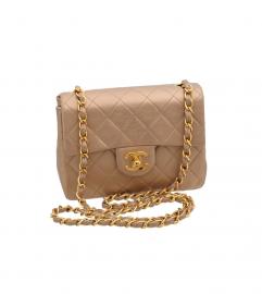 CHANEL BRONZE FLAP BAG