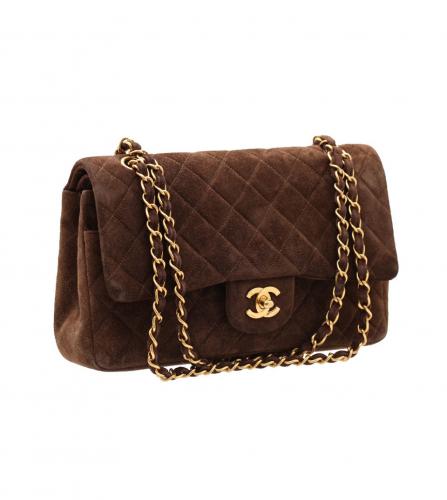 CHANEL BROWN FLAP BAG