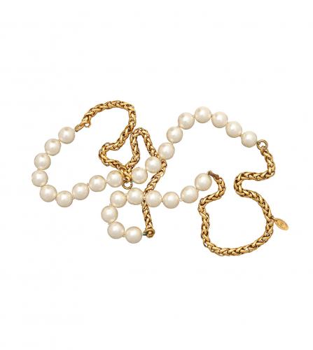 CHANEL PEARL LONG NECKLACE