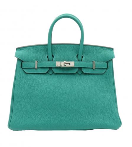 HERMES BIRKIN 25 TOGO EMERALD