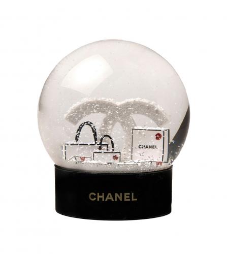 CHANEL SHOPPING BAG SNOW GLOBE