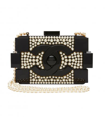 CHANEL LEGO BRICK CLUTCH BAG