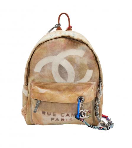 CHANEL MULTICOLOR GRAFFITI ART BACKPACK