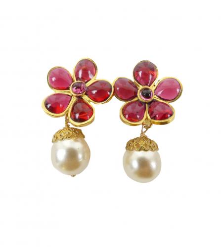 CHANEL GRIPOIX EARRINGS