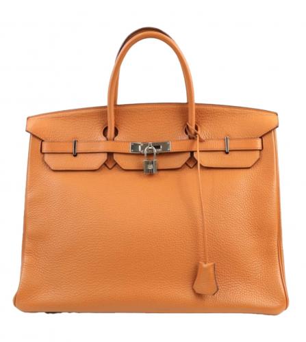 HERMES BIRKIN 40 TAURILLON CLEMENCE ORANGE