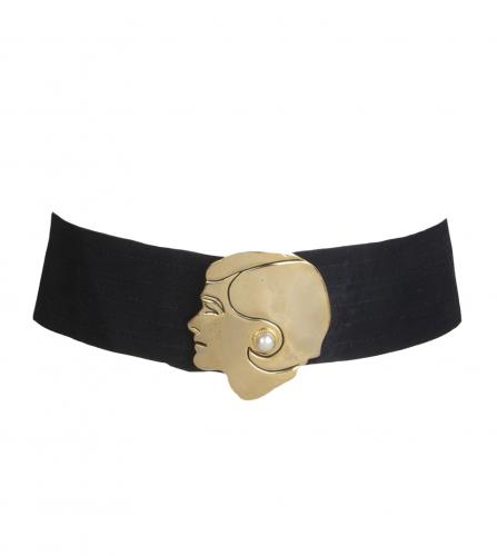 CHANEL MADEMOISELLE COCO FACE BELT BUCKLE