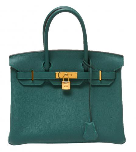 HERMES BIRKIN 30 TOGO MALACHITE