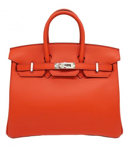 HERMES BIRKIN 25 SWIFT ORANGE
