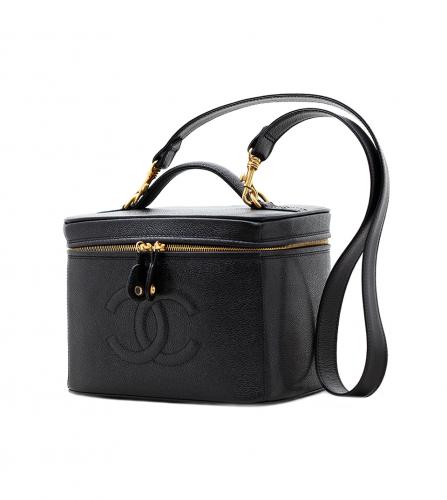 CHANEL BLACK VANITY BAG