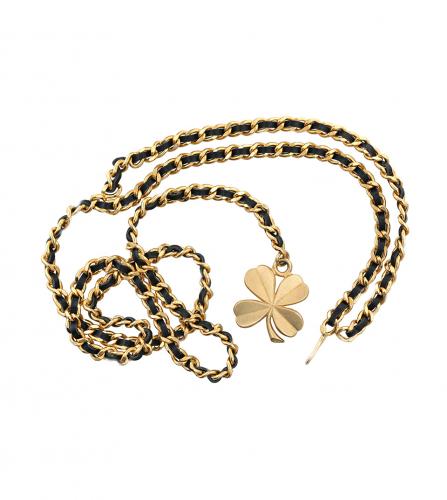 CHANEL CLOVER CHARM BELT
