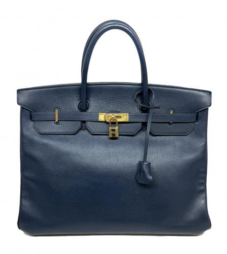 HERMES BIRKIN 40 ARDENNES BLEU ROY