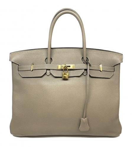 HERMES BIRKIN 40 TOGO GRIS TOURTERELLE