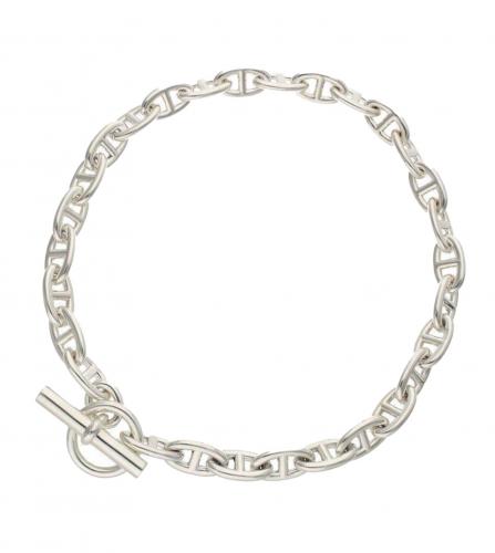 HERMES CHAINE D'ANCRE SILVER NECKLACE