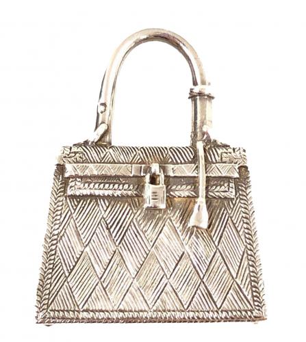 HERMES KELLY SILVER CHARM