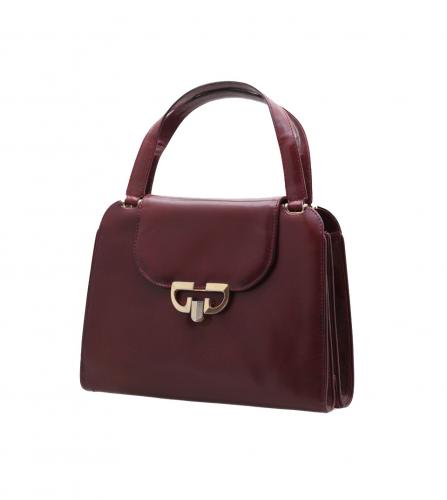 GUCCI WINERED GG HANDBAG