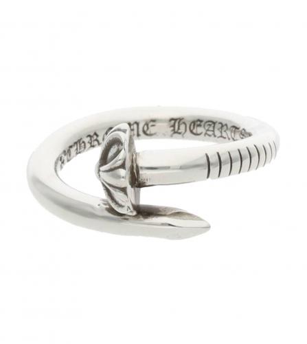 CHROME HEARTS NAIL CRSBALL SILVER RING