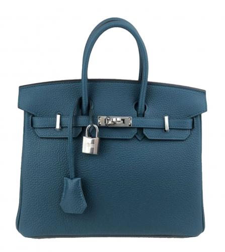 HERMES BIRKIN 25 TOGO BLUE OCEAN