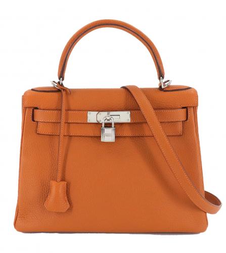 Hermes Potiron Orange Niloticus Crocodile Birkin 30 Auction